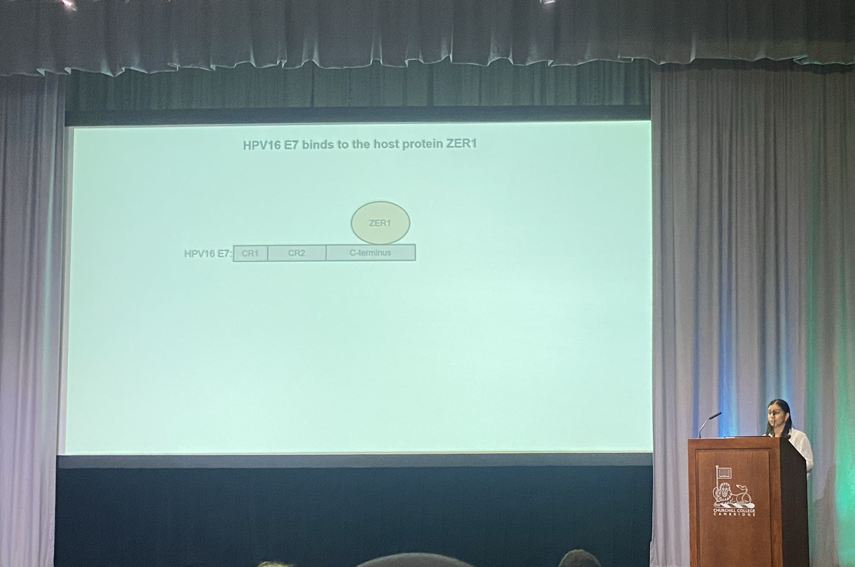 Joangela gives a talk at DNA TVM 2022